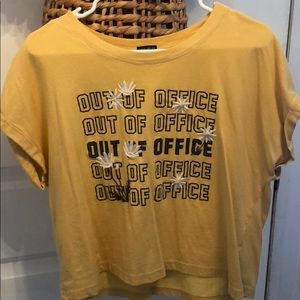 Yellow Graphic tee